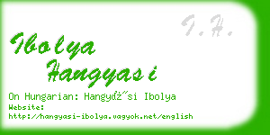 ibolya hangyasi business card